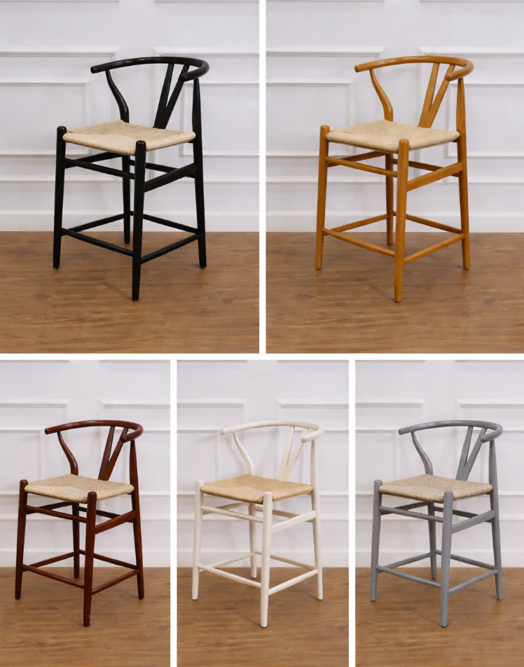 Wishbone Bar Stool - Image 8